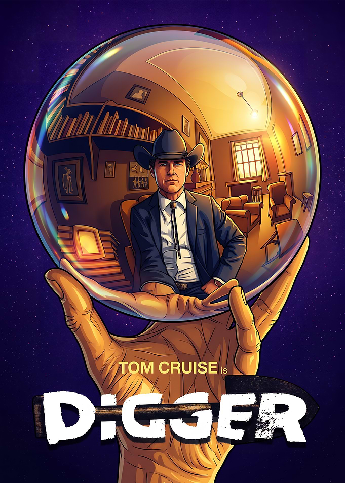 Tom Cruise Digger Movie Poster