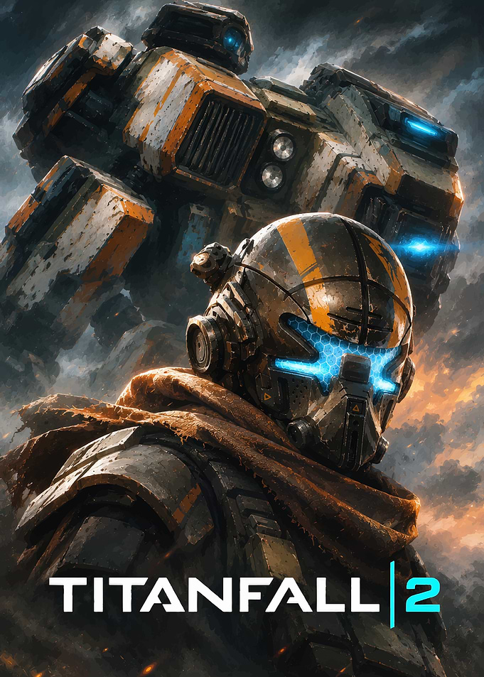 Titanfall 2 Pilot and Titan Poster