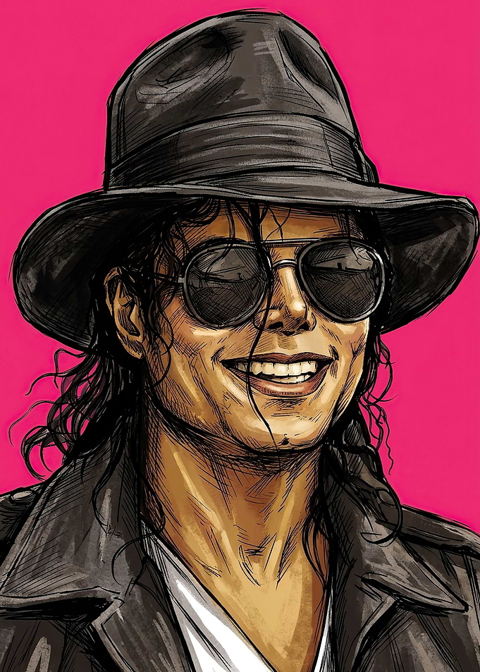 Michael Jackson Pop Art Portrait