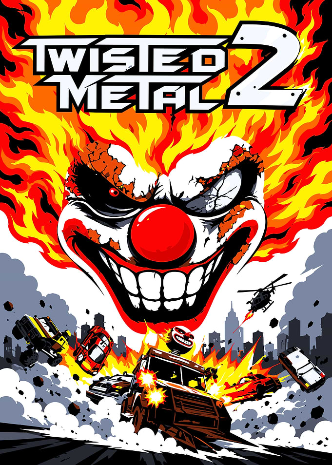 Twisted Metal 2 Sweet Tooth Poster