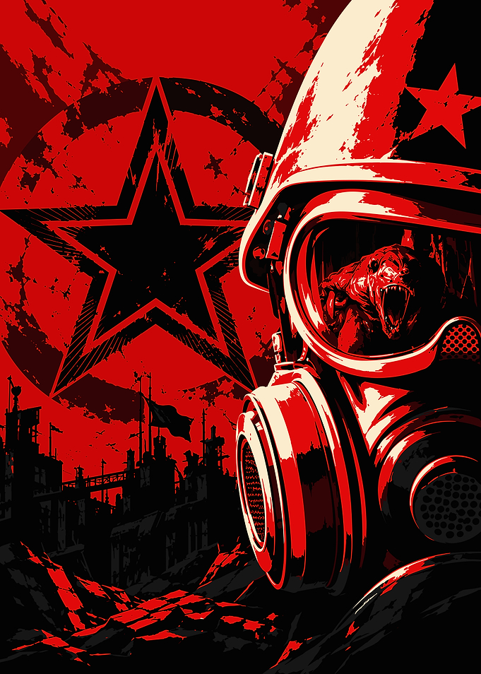 Metro 2033 Gas Mask Poster