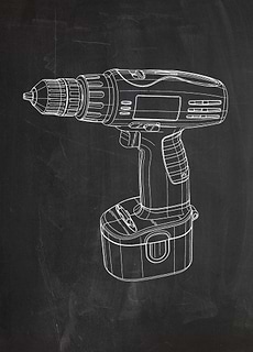 Electric Drill - Drawing