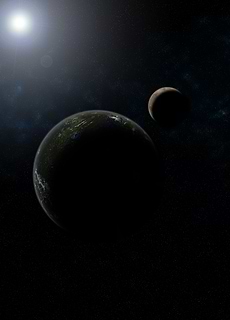 A Planet and its Moon
