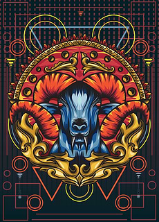 Goat Mythology Ornamental