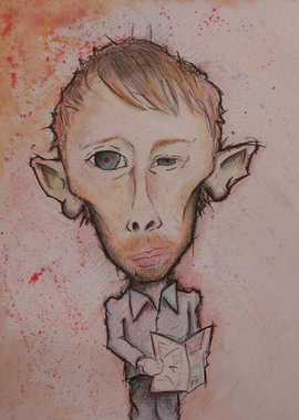 portrait of thom yorke