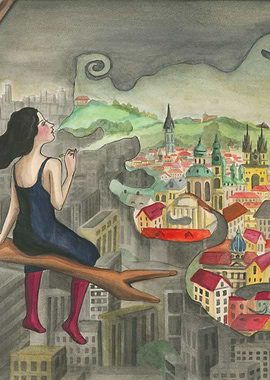 Mixed Medium- A surreal idea of illustration, depictin ...