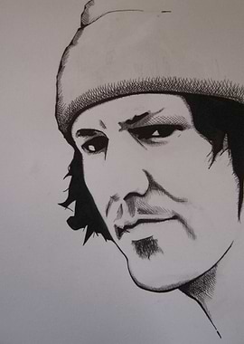 portrait of Elliott Smith