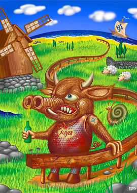 Naughty pig from Saaremaa