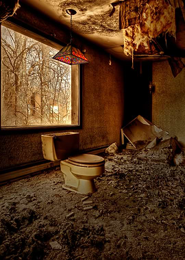 A seat with a View. Abandoned Resort in Rural Pennsylva ...
