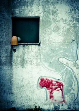 Big S with window, pipe and red sign - ©Silvia Ganora - ...