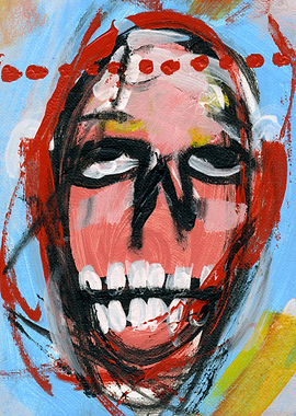 From a series of small heads - focused on loosening up ...