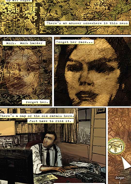 1 page of Arhanta Comics Presents, Detective Cruz