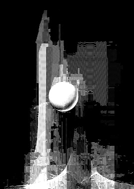 city - black-white