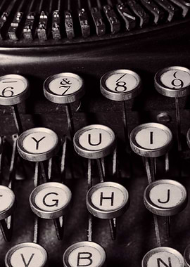 Old Typewriter Keyboard