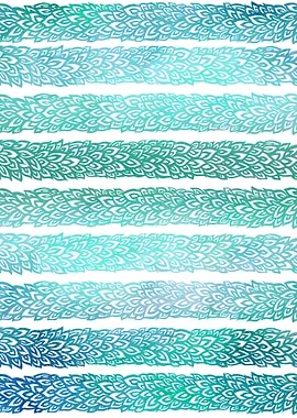 'Leaves From Paradise II' pattern illustration inspired ...