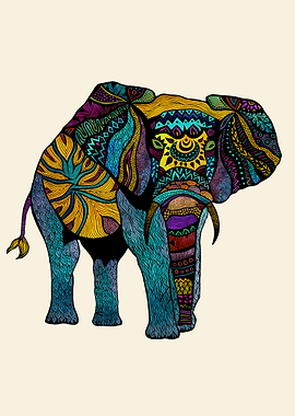 'Tribal Elephant of Namibia'