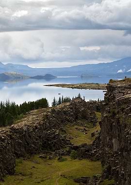 at Þingvellir Iceland