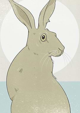 Part of an ongoing series of illustrations of hares on ...