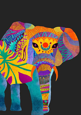 Whimsical Elephant II