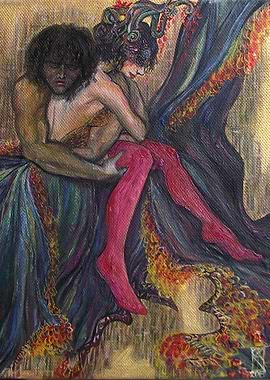 original painting,fantasy painting,oil on canvas painti ...