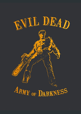 Ash from Evil Dead Army Of Darkness, vector Illustratio ...