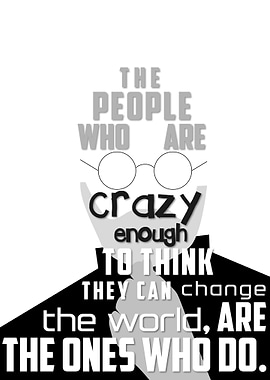 My favorite Steve Jobs quote. Formed into an abstract s ...