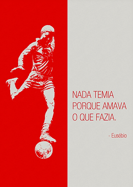This Displate was our homage to the great late Eusébio ...