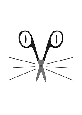 negative spaces' illustration with objects and figures