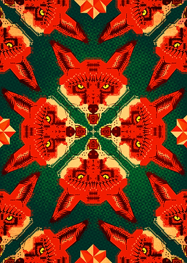 Geometric Fox Pattern