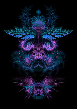 Metaface Dragon blue