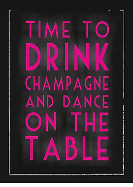 time to drink champagne