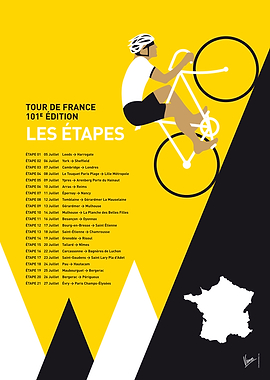 CYCLING RACE MINIMAL POSTER 2014-ETAPES Can't wai ...