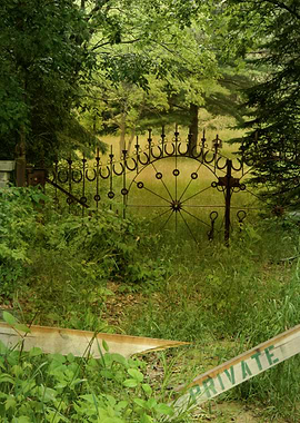 Gate on Blood Road