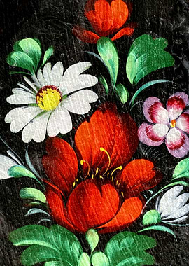 Photography of an old Plate and new created with textur ...