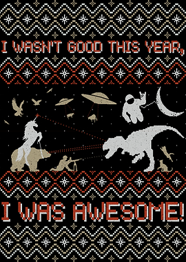 I WASN'T GOOD THIS YEAR...