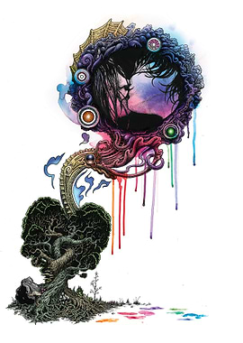 Treehuggers Pen, watercolour and digital. The physical ...