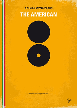 No088 My The American minimal movie poster An assassin ...