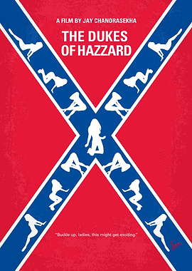 No108 My The Dukes of Hazzard minimal movie poster Cou ...