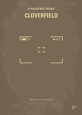 No203 My Cloverfield minimal movie poster Revolves aro ...