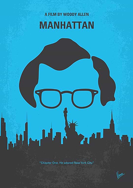 No146 My Manhattan minimal movie poster The life of a ...