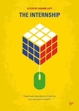 No215 My The Internship minimal movie poster Two sales ...