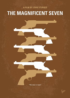 No197 My The Magnificent Seven minimal movie poster A ...