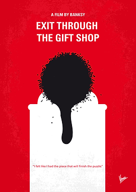 No130 My Exit Through the Gift Shop minimal movie poste ...