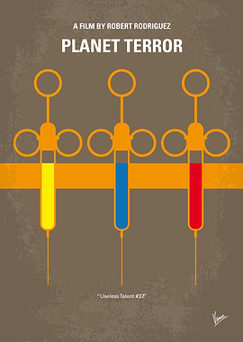 No165 My Planet Terror minimal movie poster After an e ...