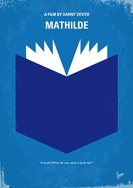 No291 My MATHILDE minimal movie poster Story of a wond ...