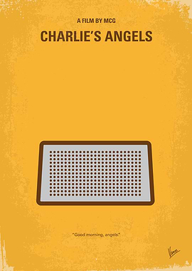 No273 My Charlies Angels minimal movie poster Three wo ...