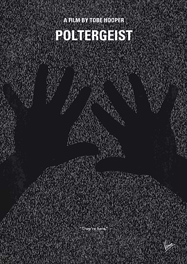 No266 My POLTERGEIST minimal movie poster A family's h ...