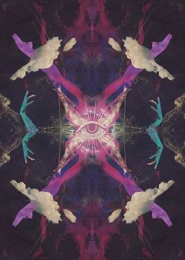 Mystical vintage eye