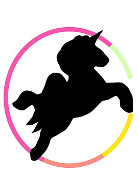 neon unicorn BY GASPONCE