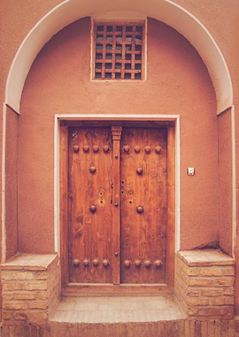 Abyaneh Door #3 Abyaneh is a village in Isfahan Provinc ...